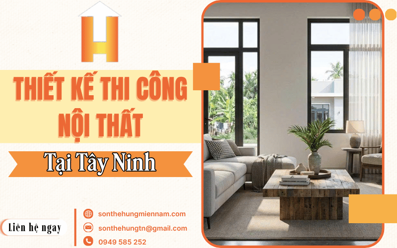 thiết kế thi công nội thất Tây Ninh
